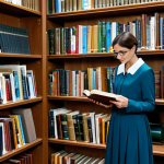 A Librarian at Work**

"A professional female librarian in a modest dress, assisting a student in a well-lit library, surrounded by bookshelves, fully clothed, appropriate attire, safe for work, perfect anatomy, natural proportions, professional photography, high quality, family-friendly."

**