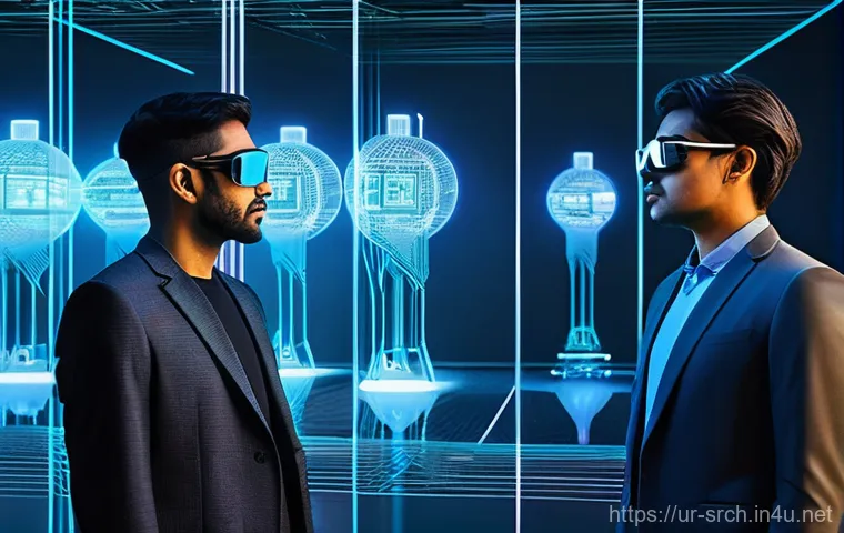 인터넷정보검색 실무와 클라우드 기반 검색 기술 - **Prompt:** An empowering and secure visual representing "Digital Security and Online Presence" for ...