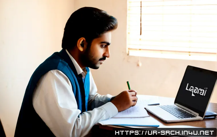 Home 30 인터넷정보검색 실기 시험 합격률을 높이는 핵심 비법 - Photorealistic Pakistani university student preparing for an internet information search practical e...